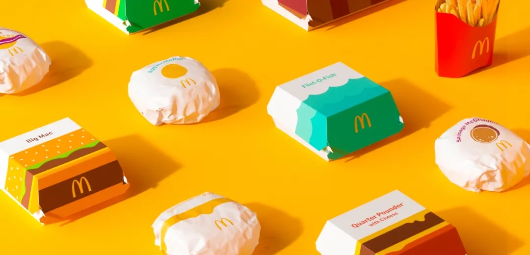 龙胜麦当劳打造全新品牌包装视觉系统，真是会玩